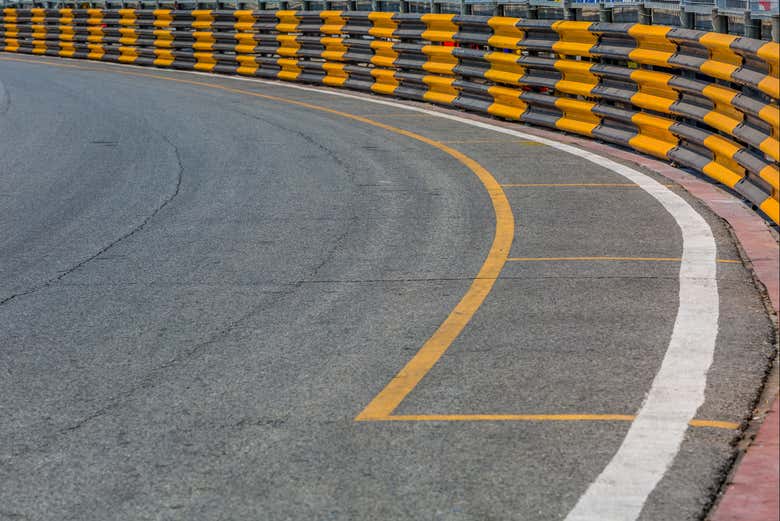 L'asphalte du circuit de Monaco