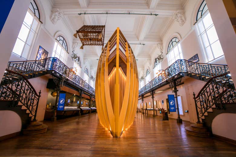 Sala dedicada a Mônaco e ao oceano
