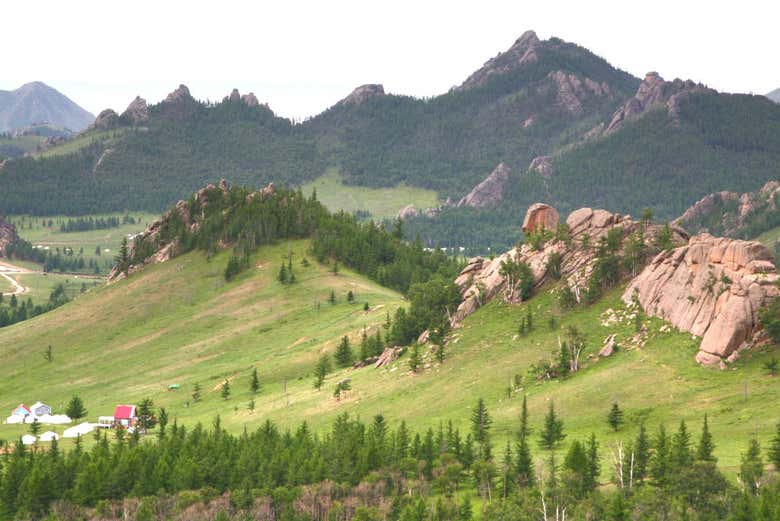 Les paysages du parc Gorkhi-Terelj