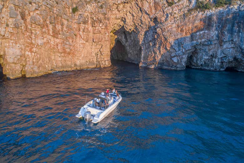 Blue Cave of Kotor, Montenegro