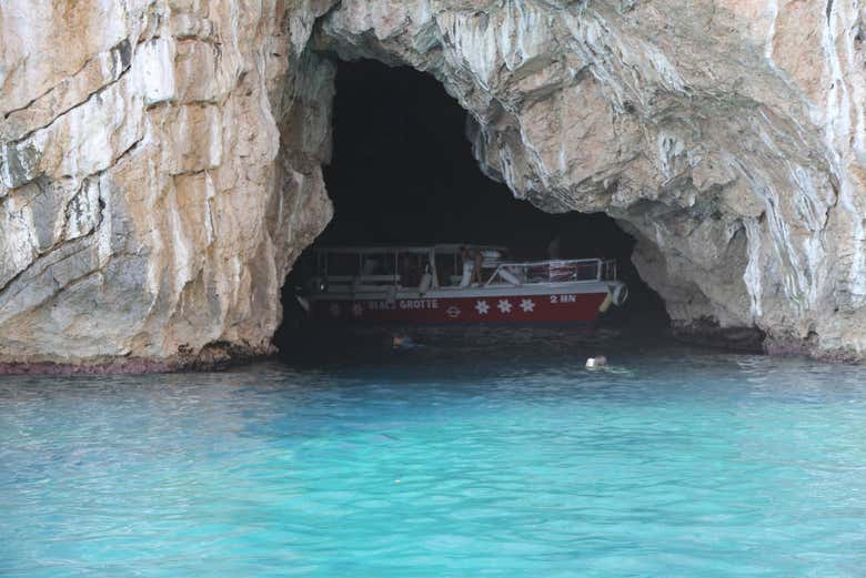 Inside the Blue Cave