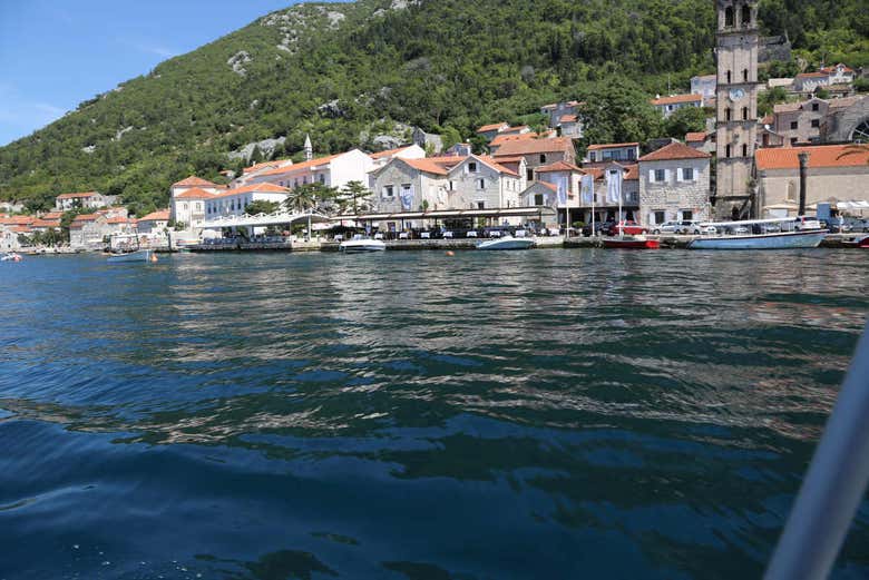 The coastal village of Perast