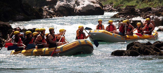 Rafting en el río Tara