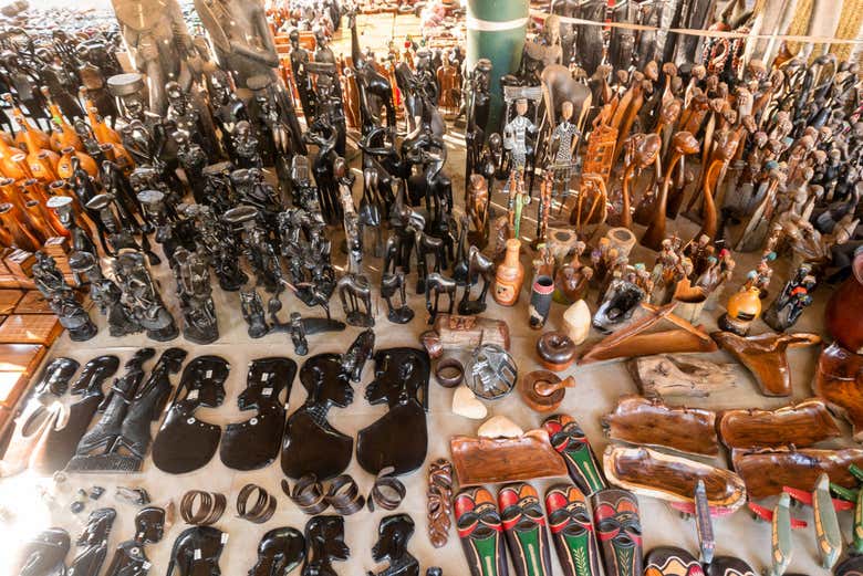 Stand d'artisanat à la FEIMA