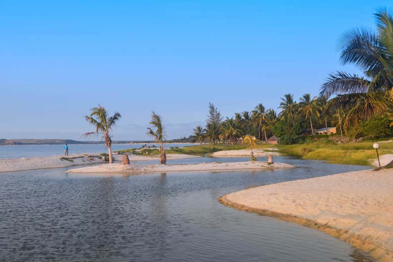 Plage de la lagune de Bilene