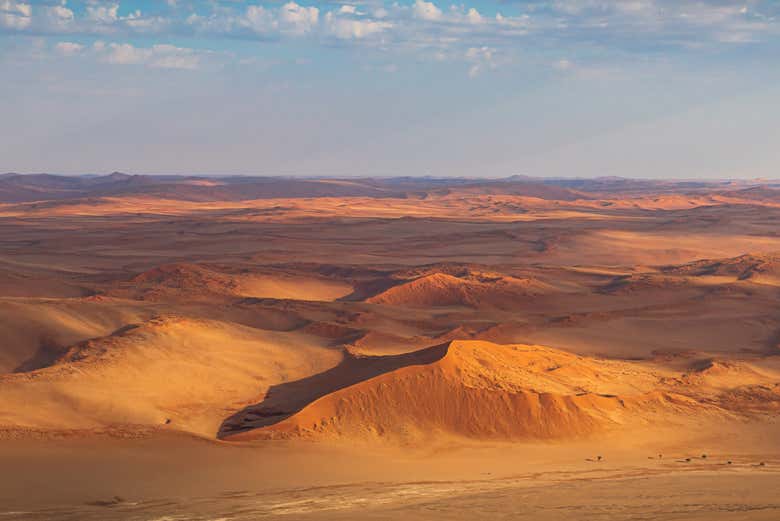 Vous admirerez le paysage unique du désert