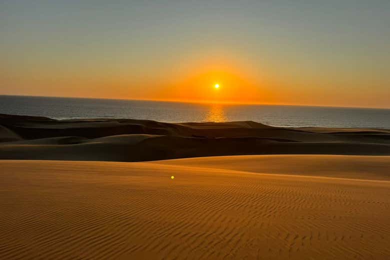 Atardecer en Sandwich Harbour
