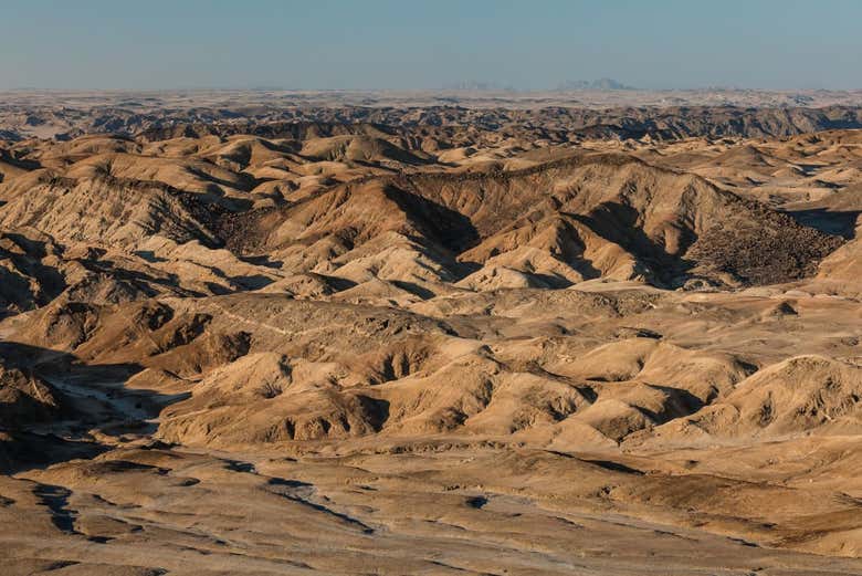 Paisaje lunar en el desierto de Namib