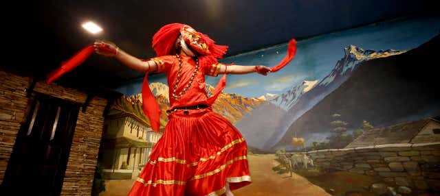 Jantar nepalês com espetáculo folclórico