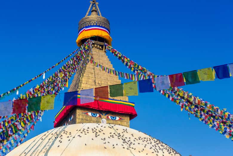 Le temple de Swayambhunath