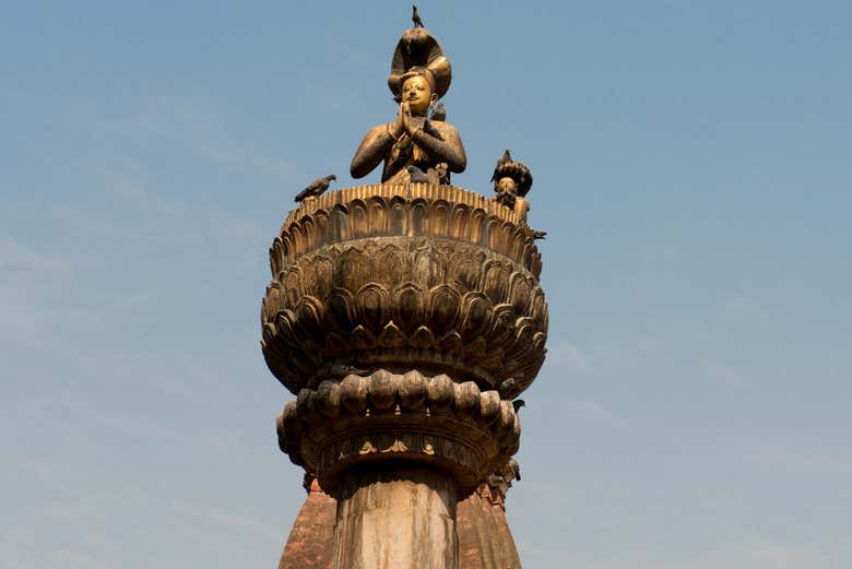 Escultura de Yogendra Malla