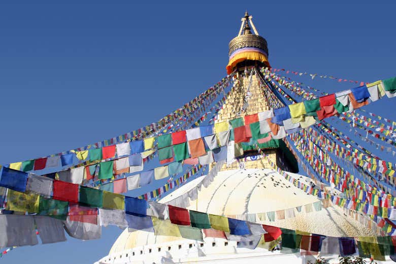 Estupa Boudhanath en Katmandú