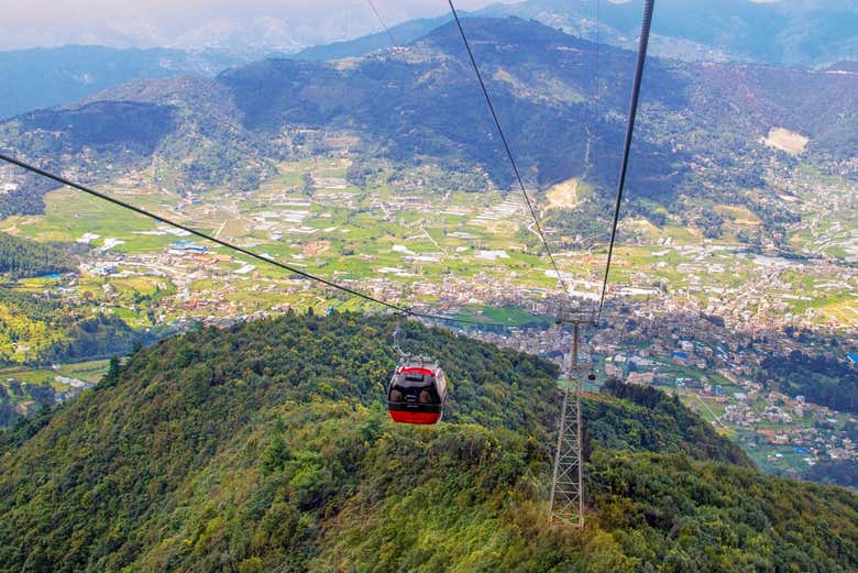La funivia di Chandragiri Hill