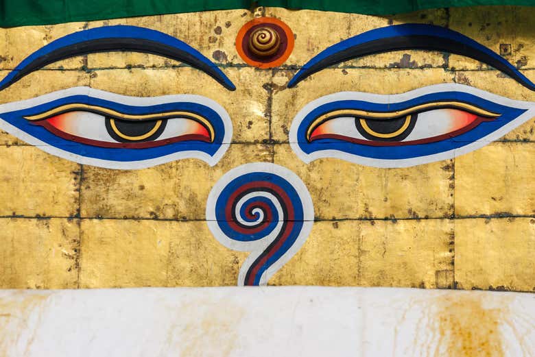 Yeux de Bouddha à Swayambhunath