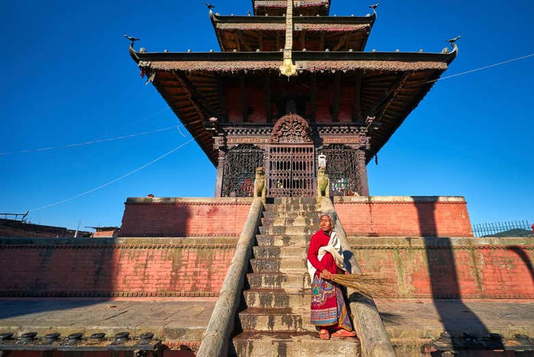 Templo Bhagwati en Dhulikhel