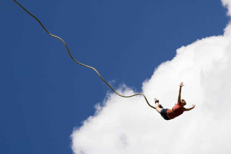 Disfrutando de la caída libre