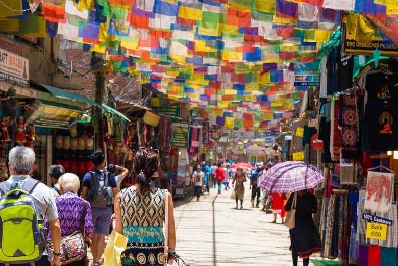 Centro di Katmandu o Thamel