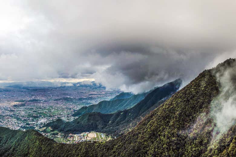 Godremo di viste incredibili sulla Valle di Katmandu