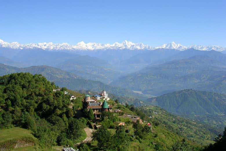 Disfrutando de la visita a Nagarkot