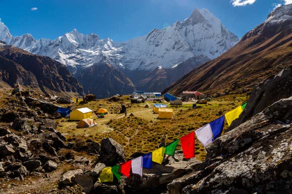 Ruta privada de trekking al campamento base del Annapurna en 15 días