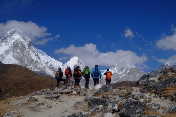Trilha de 9 dias ao acampamento base do Everest
