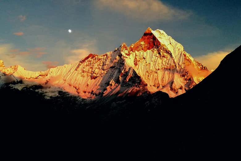 Sunrise in the Himalayas