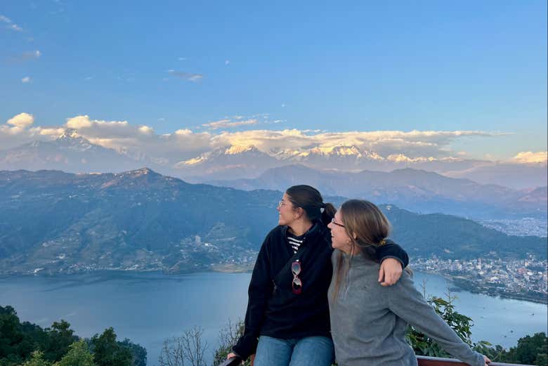 Admirando las vistas panorámicas