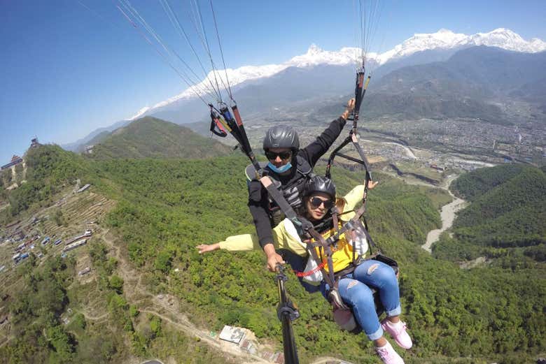 Having a blast soaring through the sky