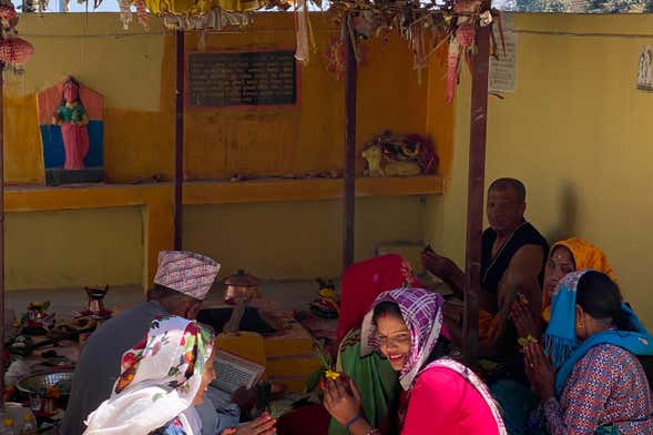 Visita a las comunidades de Kisti Ranni