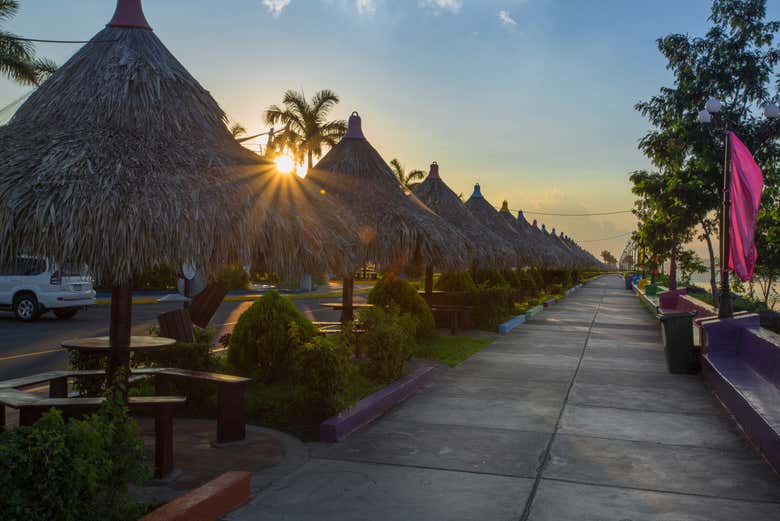 Witness a lovely sunset