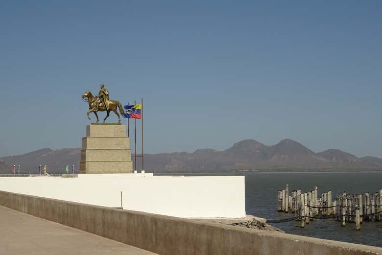 El paseo costero en Managua