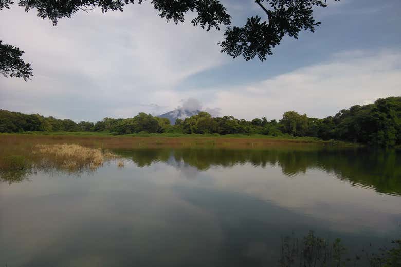 Charco Verde, en la isla de Ometepe