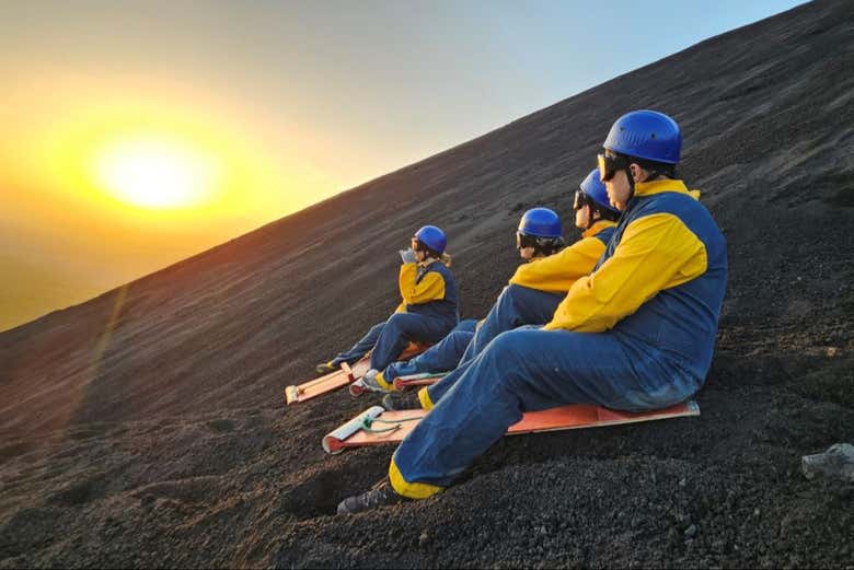 Admire the views from Cerro Negro Volcano