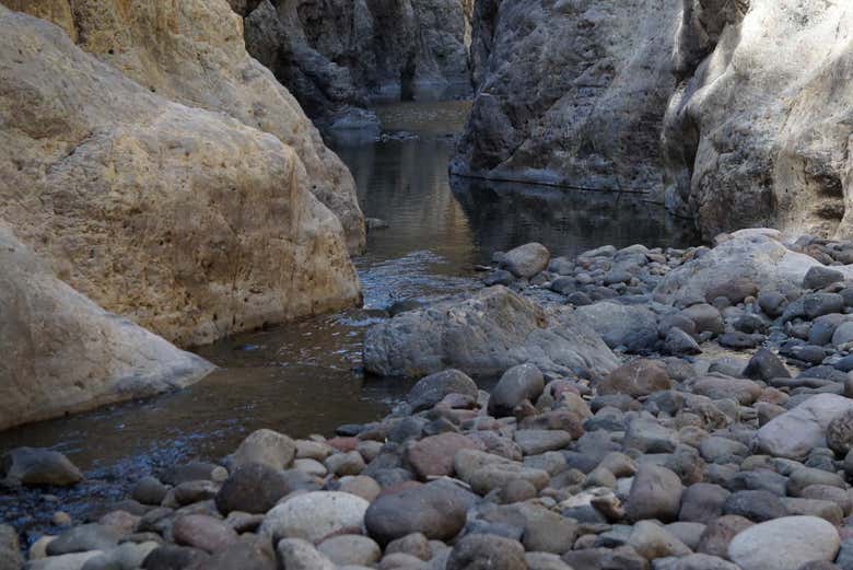 Exploring the canyon