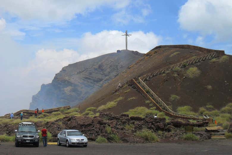 View of the Masaya Volcano