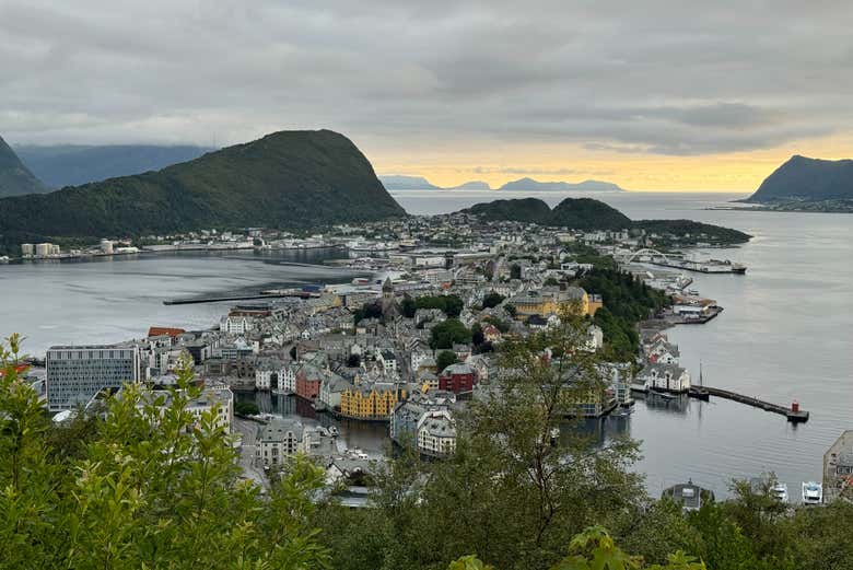 Las espectaculares vistas desde el mirador de Aksla