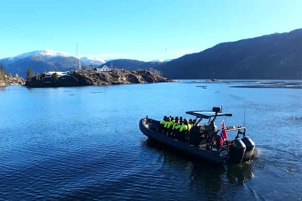 Giro in barca nel canale di Mostraumen e Osterfjord