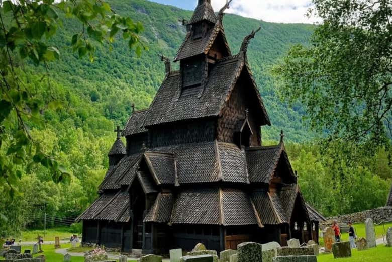 La icónica iglesia de Borgund