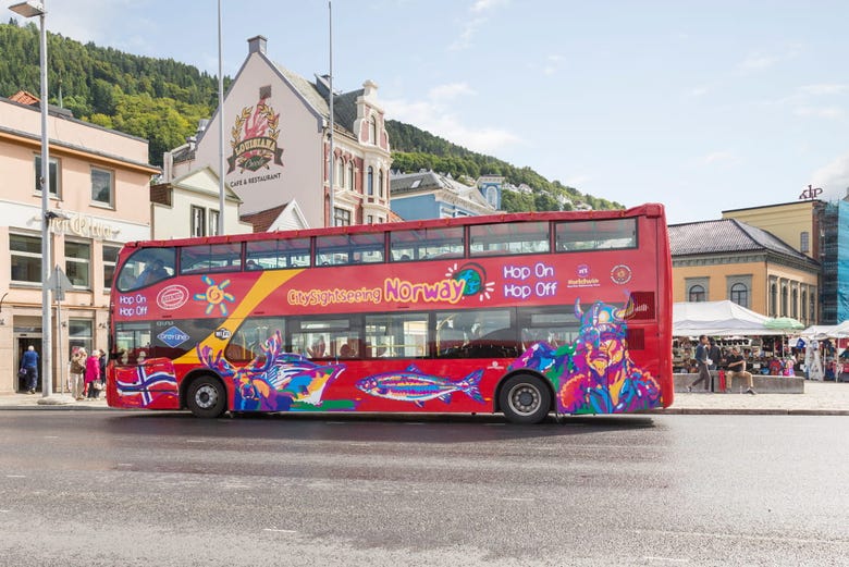 The tourist bus of Bergen