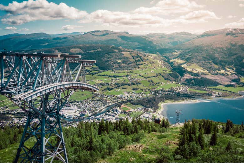Vistas desde el Voss Gondol
