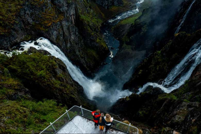 Mirador de la cascada Vøringsfossen