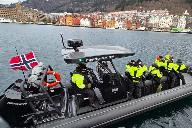 Partiendo desde el puerto de Bergen
