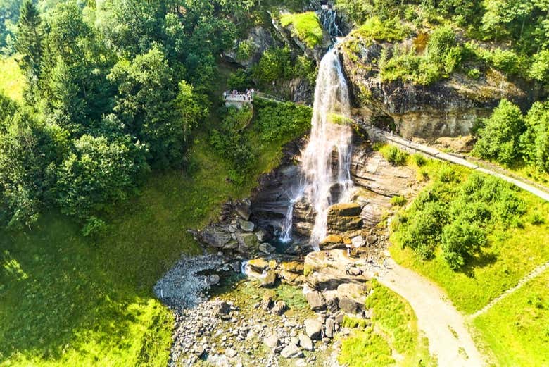Contemplaréis la belleza natural de las cascadas noruegas
