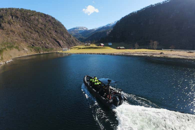 Profitez d'une balade en bateau à moteur dans les fjords