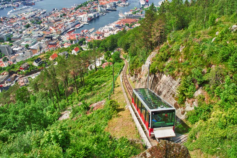 Ascension du mont Fløyen