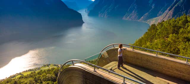 Autobús al mirador Stegastein