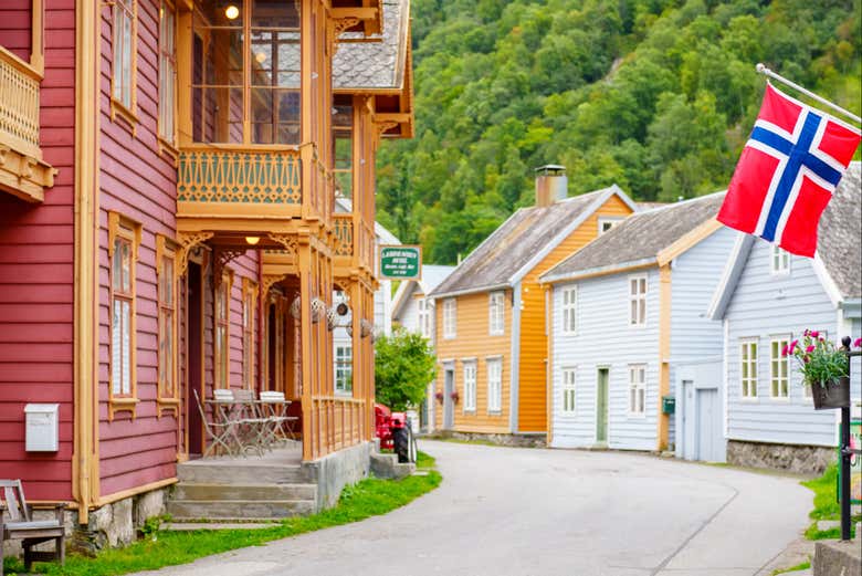 Hora de conhecer as ruas de Lærdalsøyri
