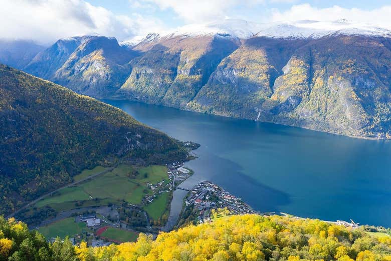 Scorcio da cartolina in Norvegia