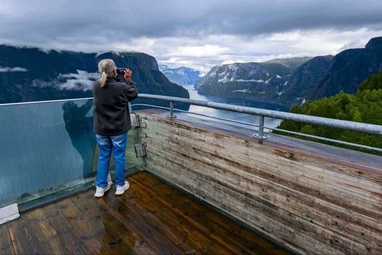 Una foto al paesaggio