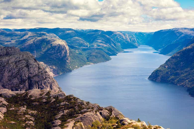 El fiordo de Lysefjord, un paisaje espectacular noruego